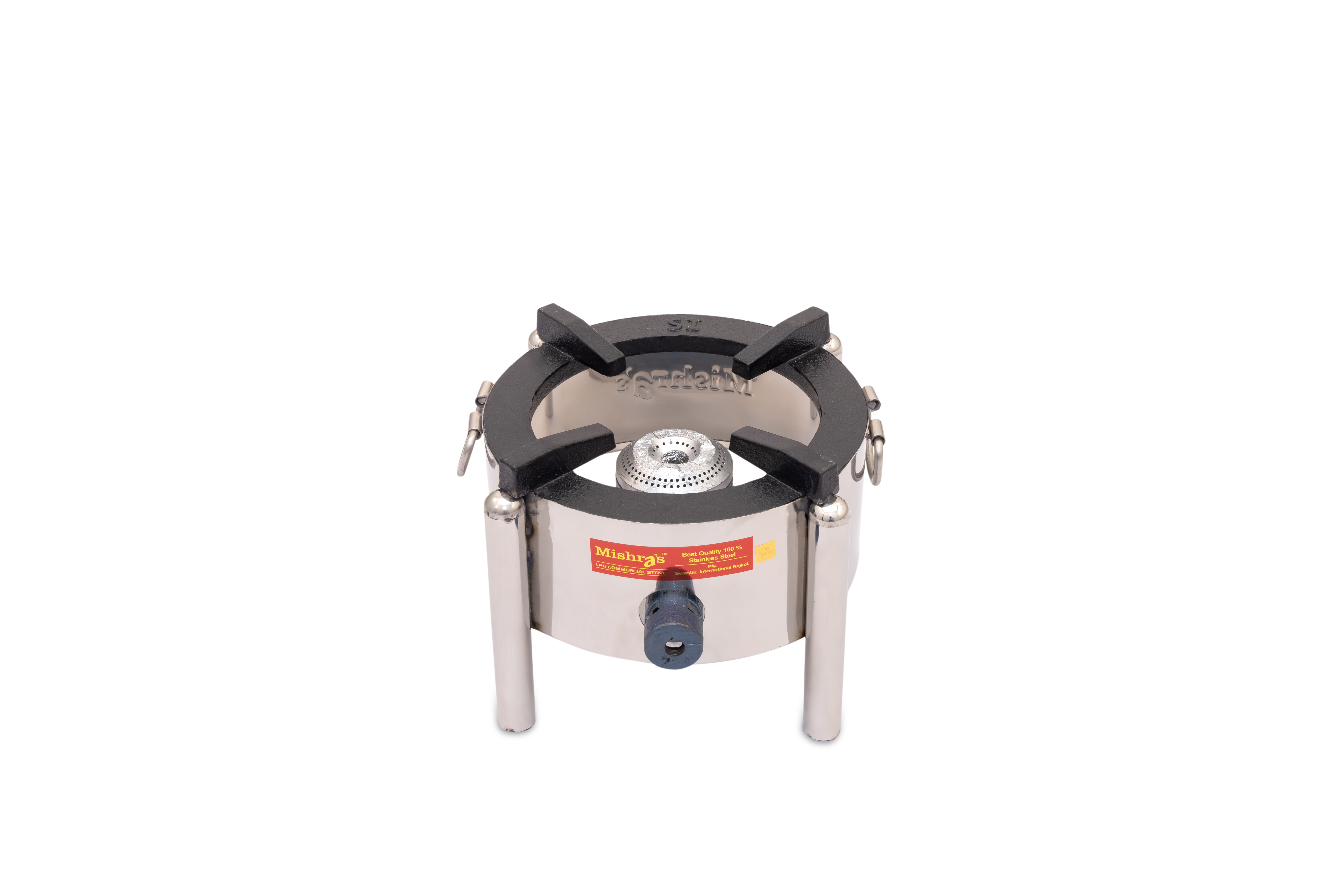 10x10x8 Round Heavy Single Burner Steel Bhatthi